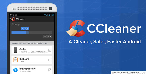 دانلود سی کلینر CCleaner 1.16.61 - بهینه ساز قدرتمند اندروید