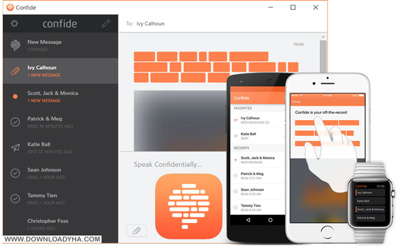 دانلود Confide for Desktop – مسنجر امن کانفاید برای ویندوز