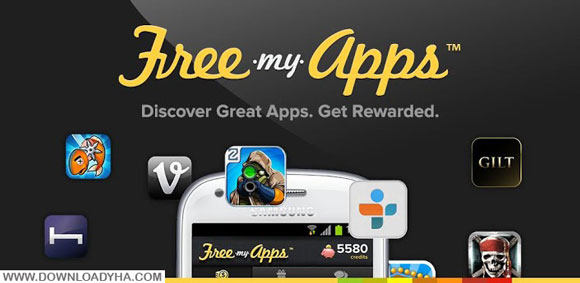 دانلود FreeMyApps - Free Gift Cards 1.3.5 - نرم افزار دریافت گیفت کارت رایگان اندروید