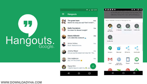 Google Hangouts 13.0.134811930 - اپلیکیشن پیام رسان گوگل برای اندروید