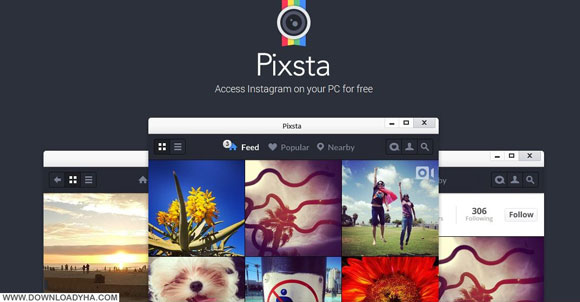 دانلود پیکستا Pixsta 2.5.3.7 - نرم افزار اینستاگرام ویندوز