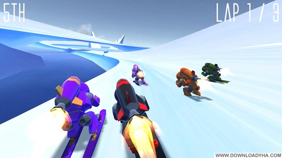 دانلود Rocket Ski Racing 1.0.3 - بازی اندروید مسابقات اسکی موشکی