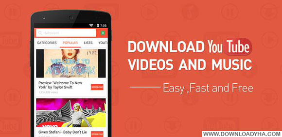 SnapTube Video and Music Downloader 4.8.0.8580 - نرم افزار دانلود از یوتیوب