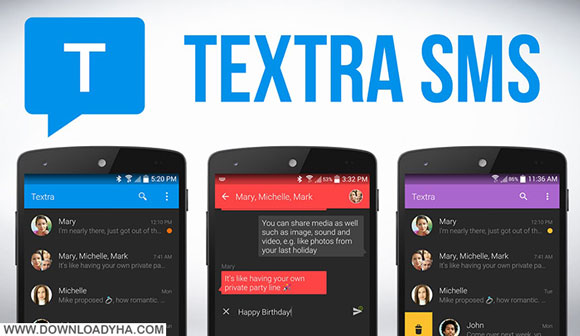 دانلود تکسترا Textra SMS PRO 3.26 - نرم افزار مدیریت اس ام اس اندروید