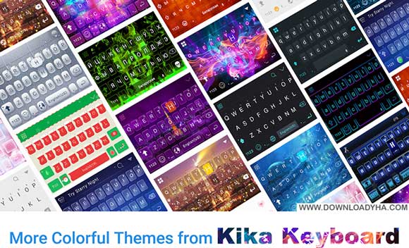 دانلود کیکا کیبورد Kika Keyboard 5.5.6.1444 - کیبورد فارسی اندروید